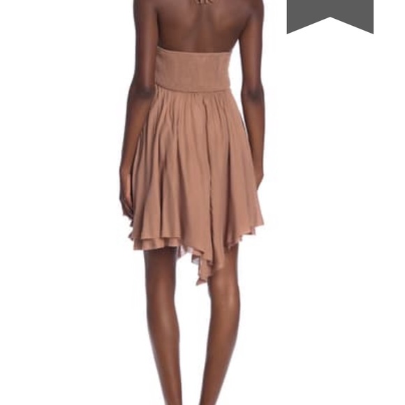 NWT Tan halter dress - Picture 2 of 3